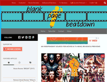 Tablet Screenshot of blankpagebeatdown.com
